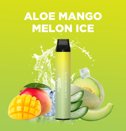 Magic Bar 2500Puffs Aloe Mango Melon Ice 0% Nicotine