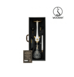 24K Gold-Plated WOOKAH Check Black White Nox Set